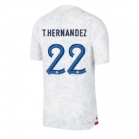 France Theo Hernandez #22 Replica Away Shirt World Cup 2022 Short Sleeve